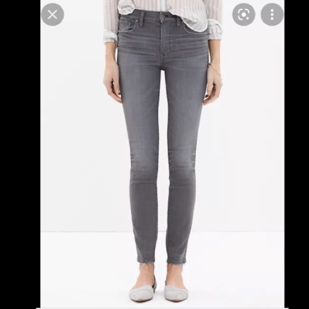 Madewell High Riser Skinny Jean, Dusty Grey